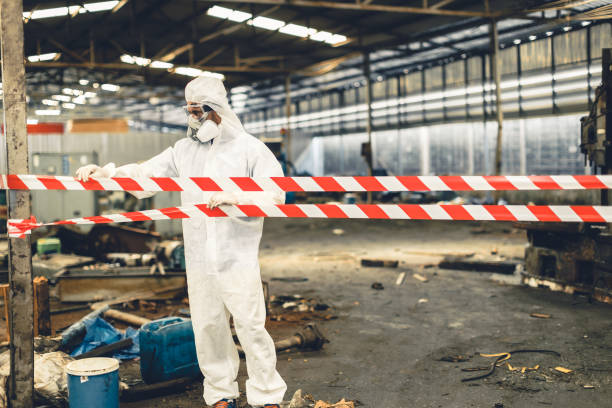 Professional Drug Lab Cleanup technician working in Burbank, SD
